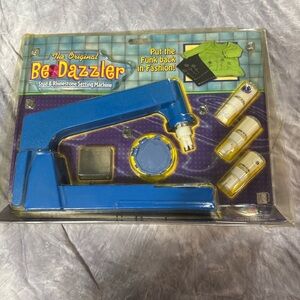 Blue BeDazzler Stud & Rhinestone Setting Machine
